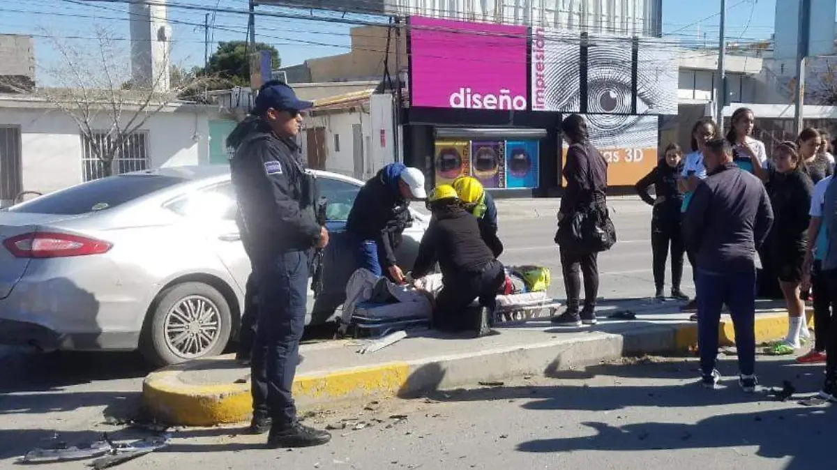 accidente en la gomez morin